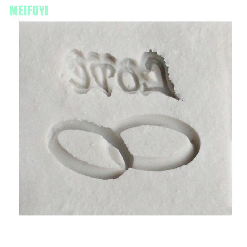 Khuôn Silicon Làm Bánh Đa Năng Tạo Hình Chiếc Nhẫn Chữ Love Sáng Tạo