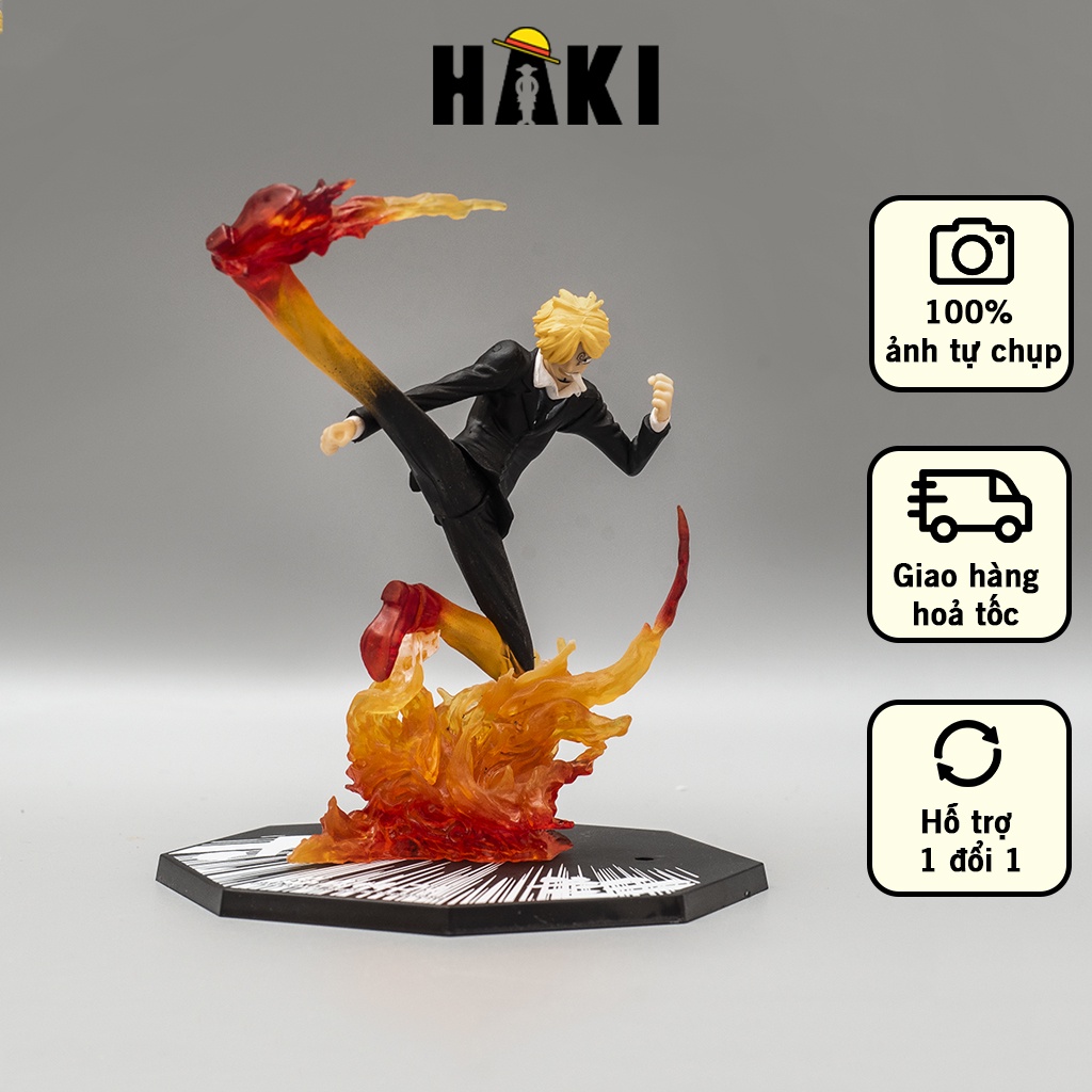 Mô hình One Piece nhân vật Sanji đồ chơi trong phòng nhân vật One Piece để bàn trang trí Haki Shop