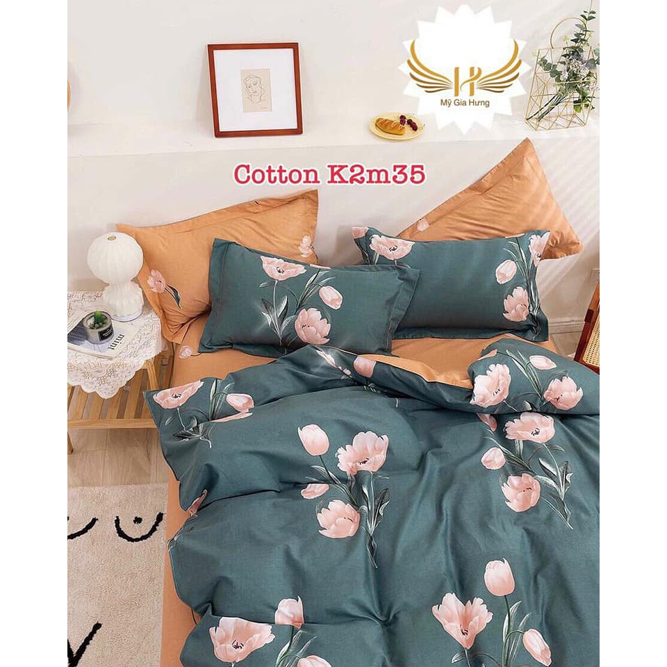 set cotton hàn quốc + mền m6=680k, m8=700k