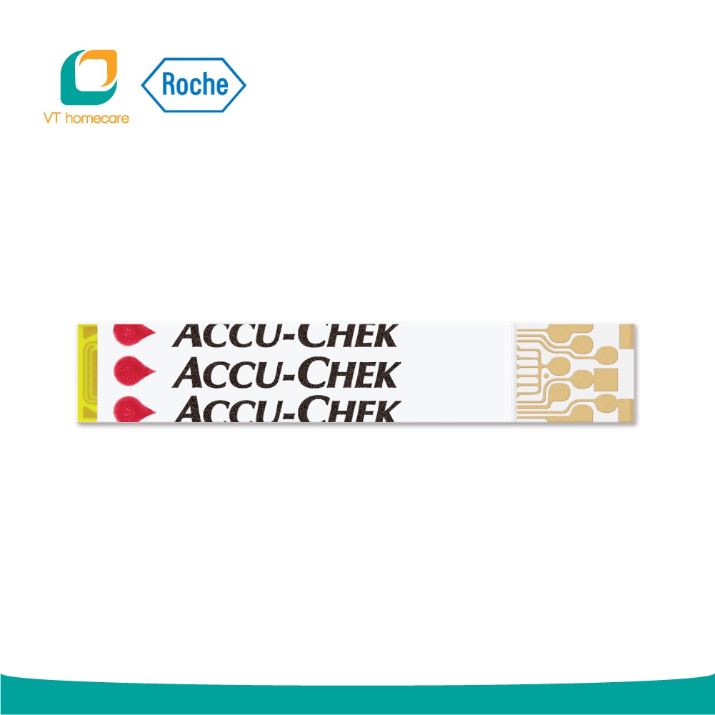 Que thử đường huyết dùng cho máy Accu-Check Guide - Hộp 25 que