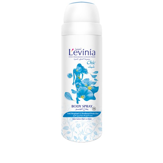 Xịt khử mùi nữ thơm lâu Levinia 200ml