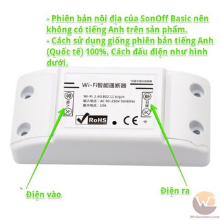 [Chính hãng] Công tắc thông minh Sonoff Basic