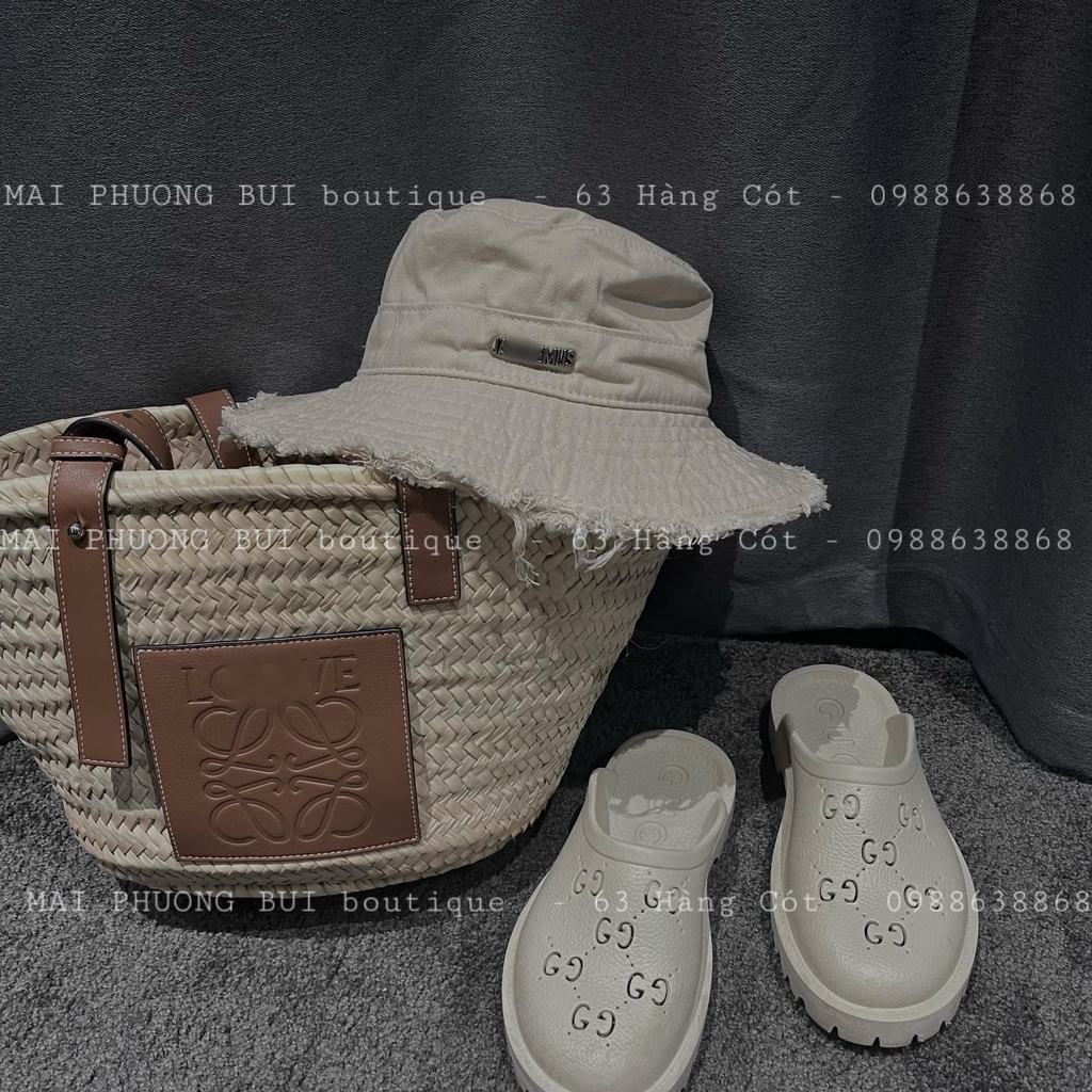 Mũ tai bèo jacquemus nón bucket unisex