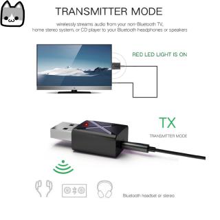 2 in 1 Bluetooth 5.0 Transmitter Receiver 3.5mm Wireless Stereo Audio Adapter