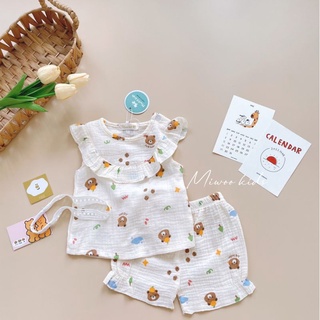 🌸 BỘ XÔ MUSLIN CHO BÉ GÁI 🌸