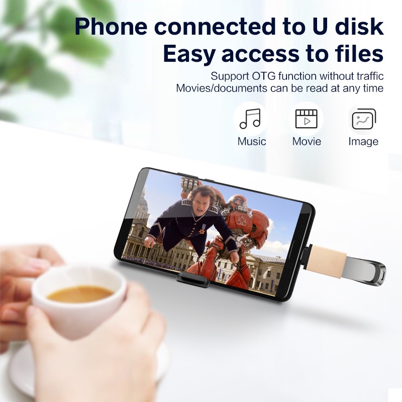 Đầu Kết Nối Cáp Ankndo OTG Type-C Chuyển Đổi Type-C Thành USB 3.0 Dành Cho Mọi Thiết Bị Type-C