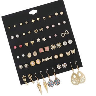 Set 30 đôi Khuyên tai siêu xinh