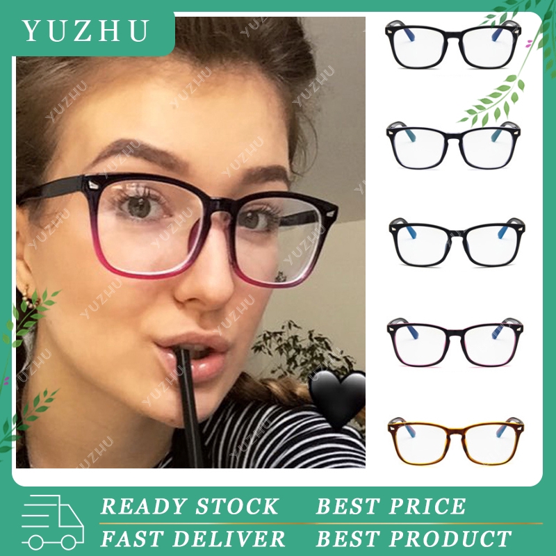 Kính Mát Gọng Mắt Mèo Chống Ánh Sáng Xanh Phong Cách Retro