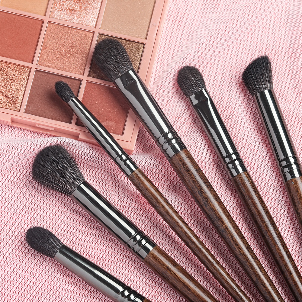 Set 6 cọ trang điểm mắt OVW XQ7810111219 chất liệu lông dê chuyên nghiệp