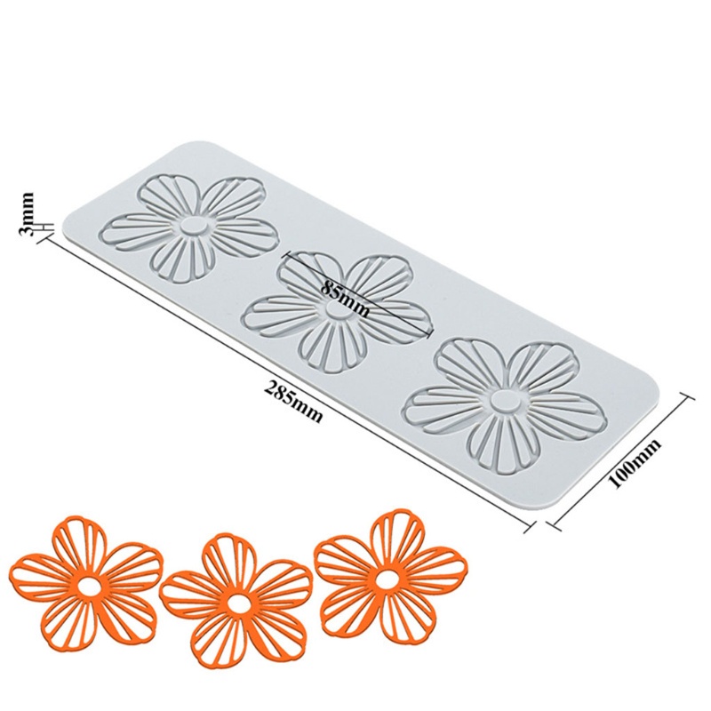 Khuôn Silicone Tạo Hình Trang Trí Bánh Kem DIY