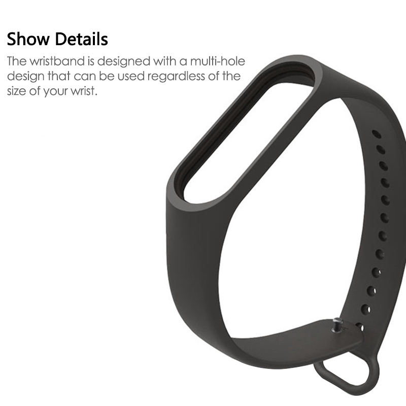 Xiaomi Mi Band 2 Strap Bracelet Strap Miband Replacement Solid Color Silicone Wristband vn