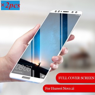 Set 2 kính cường lực toàn màn hình cho Huawei Nova 2i mẫu mới 2018