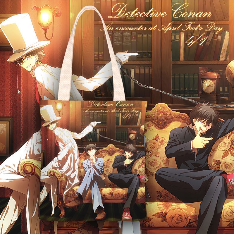 Túi vải In Hình Thám Tử Conan Thời Trang Cho Nữ