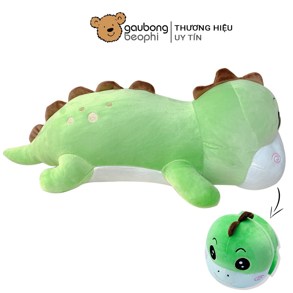 Gối mền 3in1 khủng long nằm funny size 50cm hàng nhập cao cấp shop gấu bông béo phì