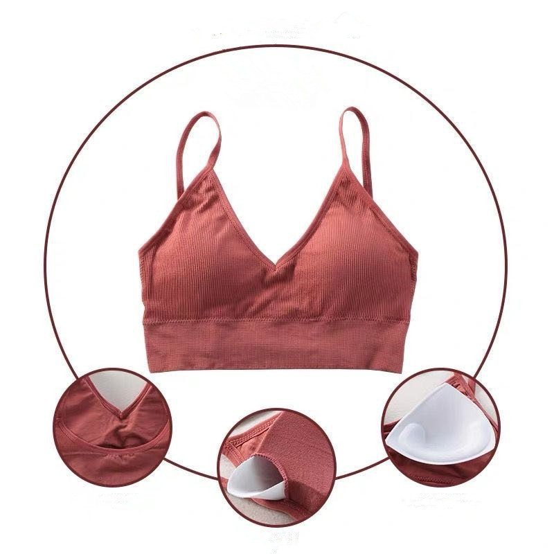 Áo bra cotton thun len tăm khoét lưng chữ U xuất Nhật siêu đẹp B02 | BigBuy360 - bigbuy360.vn