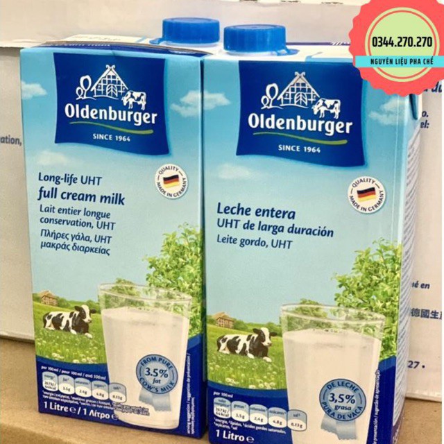 Sữa tươi Đức nguyên kem 1L - 1 Hộp