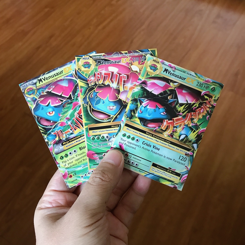 Trọn bộ 90 Thẻ bài Pokemon TCG MEGA EX đã phát hành từ 2014 - 2017