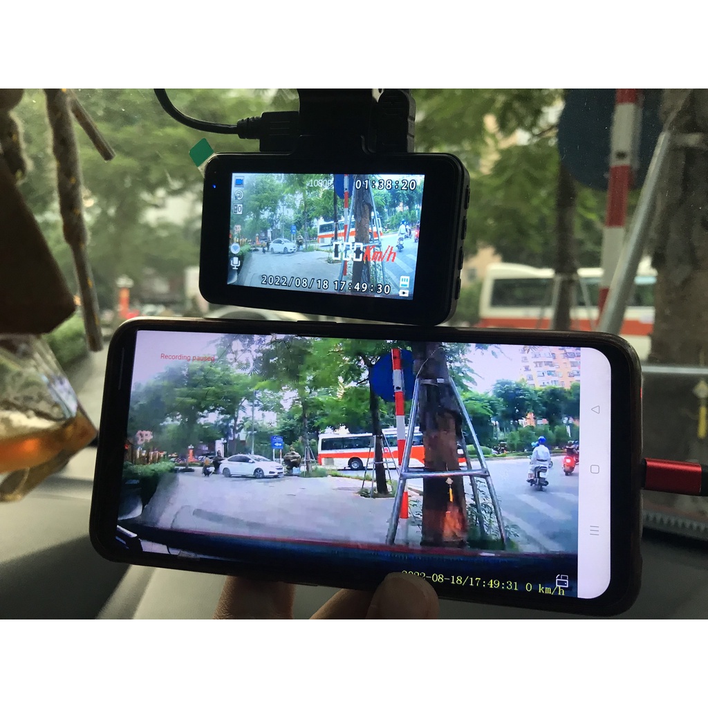 Camera hành trình ô tô K10 Xetabon ,cam hành trình 2K có wifi kết nối điện thoại ,GPS.1 đổi 1 trong 12 tháng