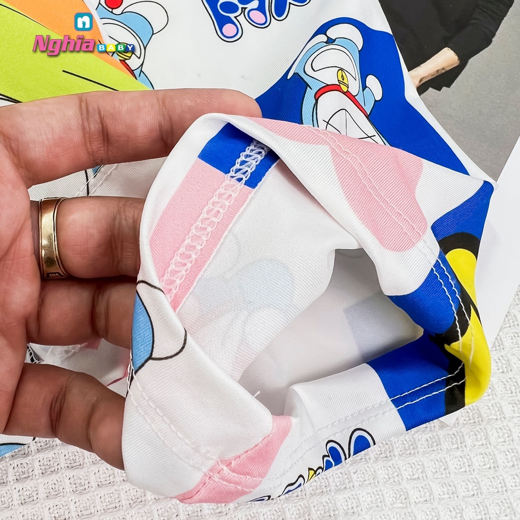 SET BỘ HOT HIT QUẦN SUÔNG DÀI THUN LẠNH IN 3D NGHĨA BABY DÀNH CHO BÉ GÁI