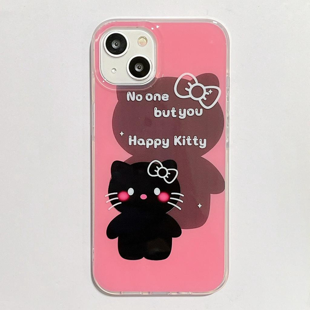 Ốp Lưng Chống Sốc Hình Con Mèo Và Chó Cho iPhone 14Promax 14Pro 14 13Promax 13Pro 13 12 11