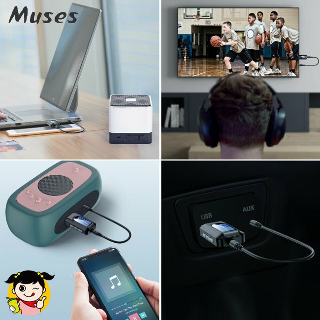 Bộ Thu Phát Bluetooth 5.0 Có Màn Hình Lcd