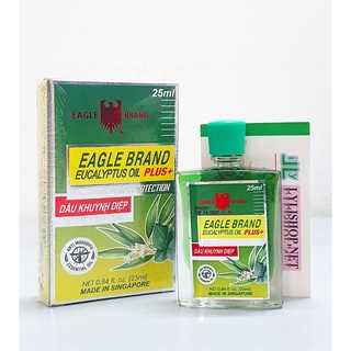 Dầu khuynh diệp Con Ó - Chống muỗi 8H Eagle Brand Eucalyptus Oil Plus+ chai 25ml của Mỹ