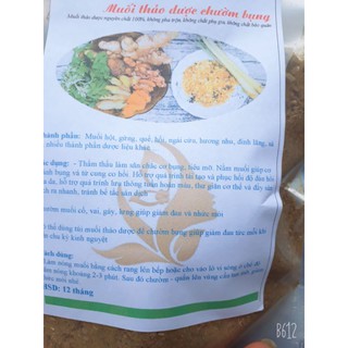 Muối thảo dược chườm bụng