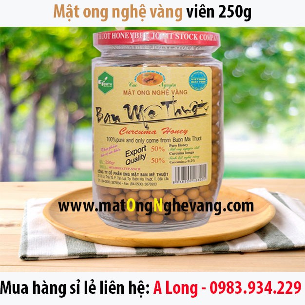 250g mật ong nghệ vàng Ban Mê Thuột