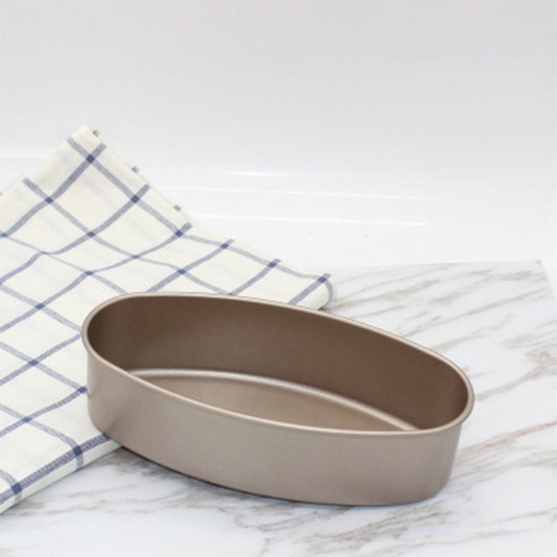 Khuôn Nướng Bánh Mì / Phô Mai 9 Inch Hình Oval Chống Dính Tiện Dụng Cho Nhà Bếp DIY