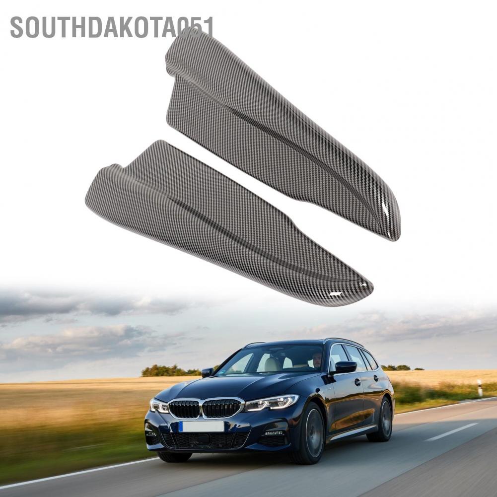 Southdakota051 Ghép đôi Thanh chắn môi cản sau Bộ tách sợi carbon Phong cách va đập góc Bảo vệ chống trầy xước phổ biến cho xe hơi