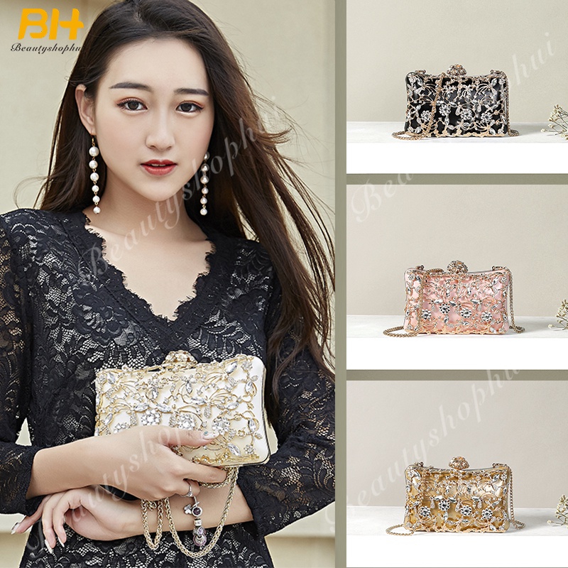 Túi Đeo Chéo Vai Mini Đính Đá Phong Cách Nhật Bản Và Hàn Quốc Thời Trang