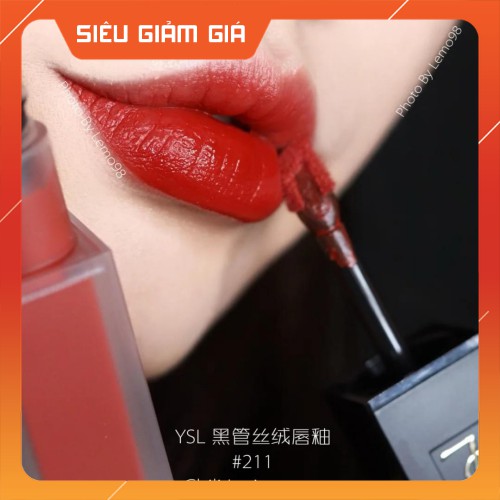 [Chính Hãng] Son Kem YSL 211 Chili Incitement Đỏ Đất - Velvet Cream