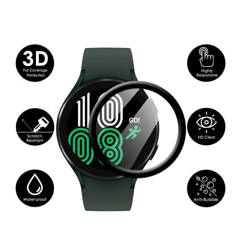 Miếng Dán Bảo Vệ Màn Hình 3d Cho Samsung Galaxy Watch 4 40mm 44mm