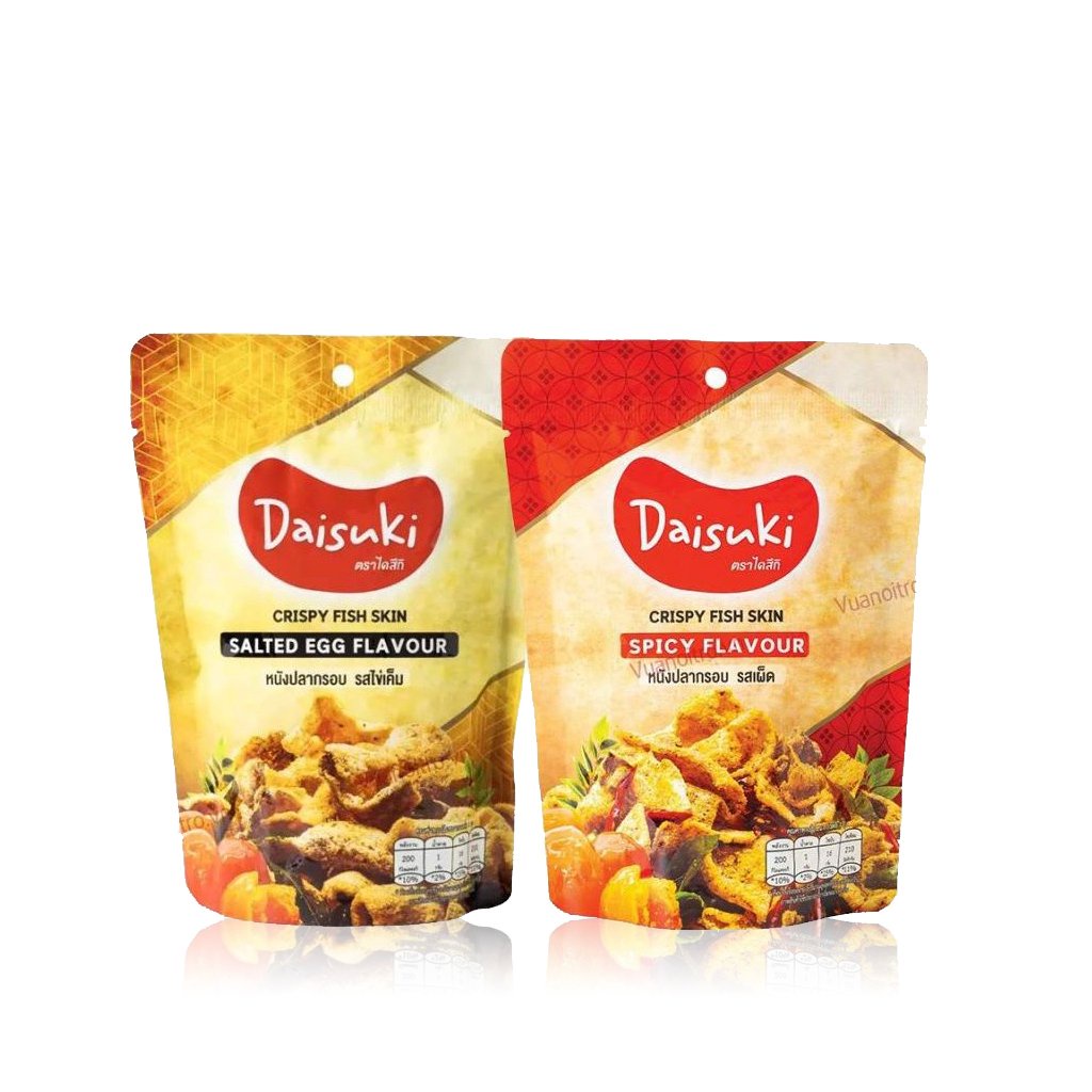 Da Cá Trứng Muối DAISUKI THÁI LAN Gói 30G