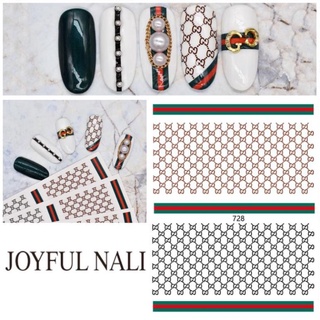 Sticker nail thương hiệu trang trí móng