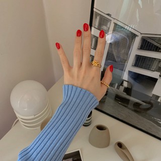 Nhẫn nút thắt Modleaf Double knot ring Hàn Quốc