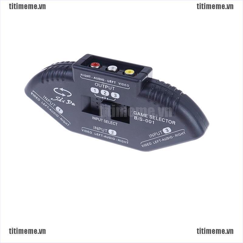 Bộ Chuyển Đổi Âm Thanh / Video 3 Cổng Rca Kèm Dây Cáp | BigBuy360 - bigbuy360.vn