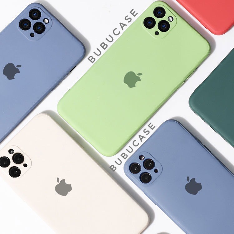 Ốp lưng iP 12 chống bẩn logo táo - hàng xịn - full viền - bảo vệ camera cho iP 12 /12mini / 12pro/ 12promax