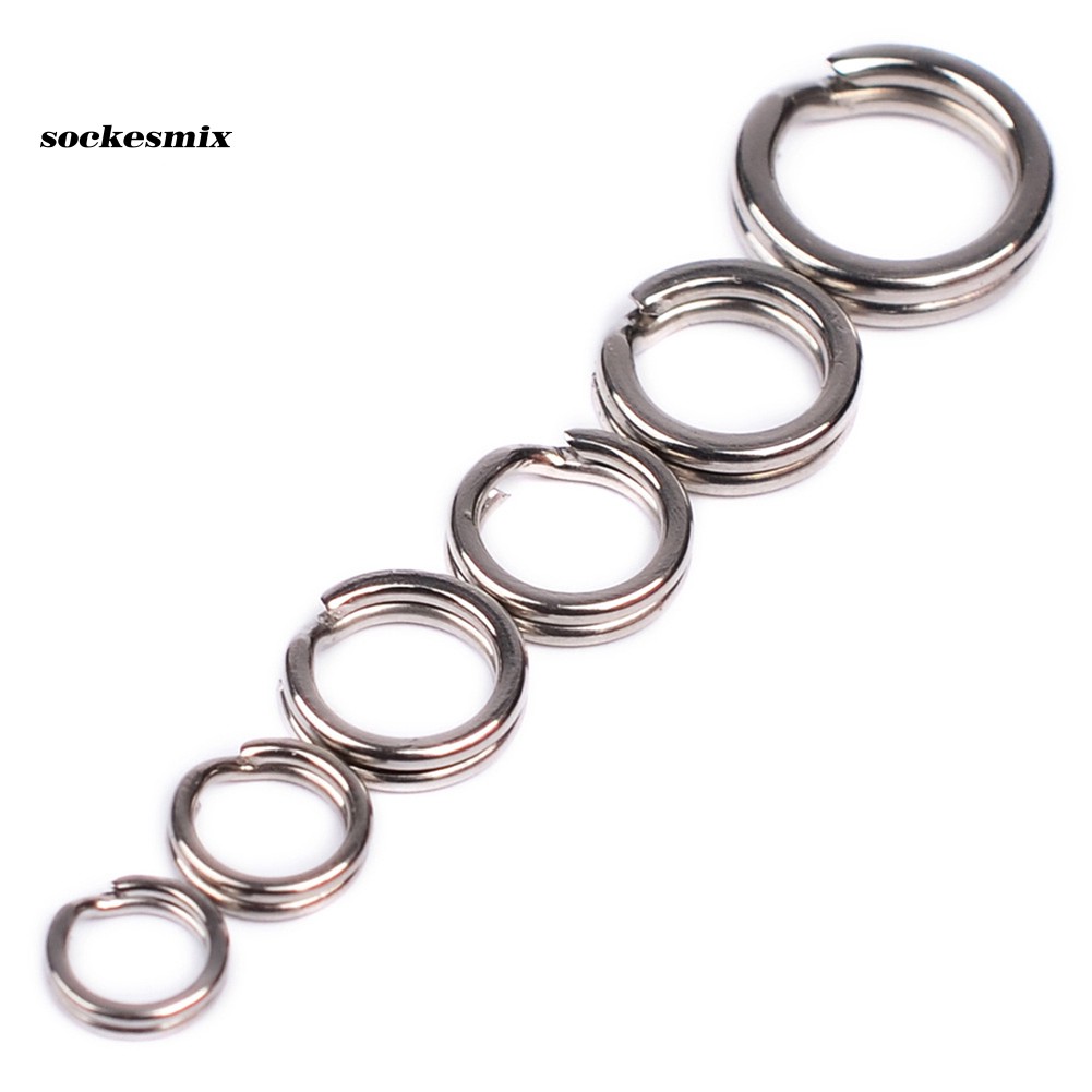 Set 100 Khuyên Thép Không Gỉ Dùng Trong Câu Cá Chuyên Dụng