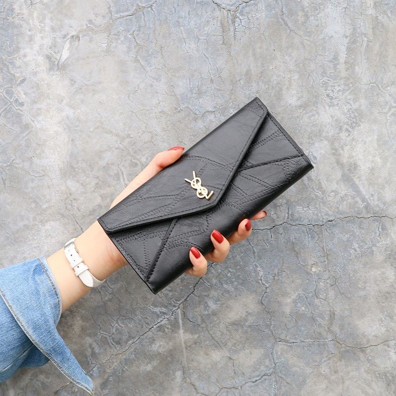 Ví Dài Gập Ba Đa Năng Phong Cách Âu Mỹ 2022