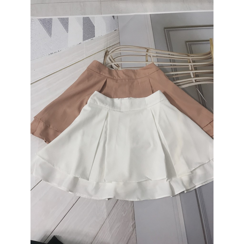 Chân Váy Ngắn Xếp Ly Chữ A Entyty, Chân Váy Tennis Xếp Li Chữ A Công Sở 2 tầng | BigBuy360 - bigbuy360.vn