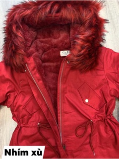ÁO PARKA ĐỎ HÀNG QC LOẠI 1