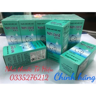 Nước Muối Sinh Lý Nacl Traphaco 10ml- Vệ sinh mắt, mũi, tai vô khuẩn