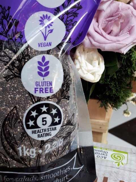 Hạt Chia Úc Absolute Organic Chia Seed 1kg (mẫu mới) | BigBuy360 - bigbuy360.vn