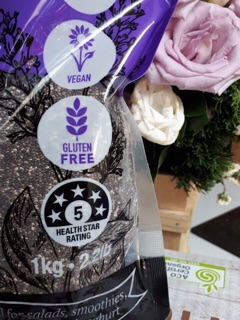 Hạt Chia Úc Absolute Organic Chia Seed 1kg (mẫu mới)