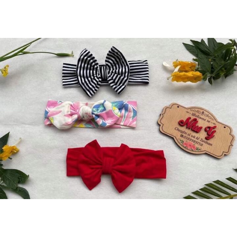 Băng đô vải cho bé yêu set 3cái