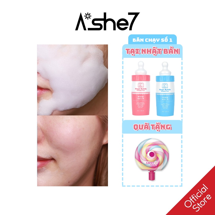 Mặt Nạ Sủi Bọt Ma Thuật Ashe7 Baker7 Magic Bubble Essence Pack 50ml | BigBuy360 - bigbuy360.vn