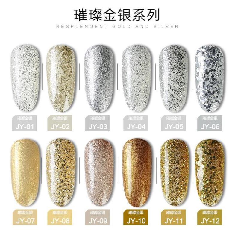 Sơn Gel AS vỏ đen Mã JY( Cam Kết Chính Hãng - làm khô sơn gel bằng máy hơ uvled )
