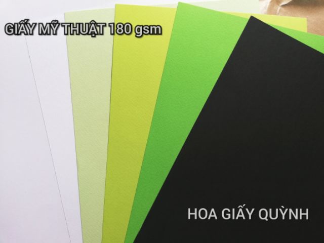 5 tờ GIẤY MỸ THUẬT Hàn quốc dày 180 gsm_A4