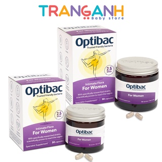 Men vi sinh phụ nữ Optibac tím